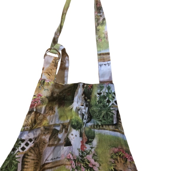 Vintage Cat Apron Safdie & Co cotton , 2 front pockets, pets at home collection - Picture 2 of 14